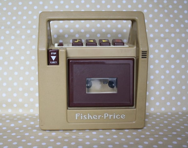lecteur cassette fisher price vintage